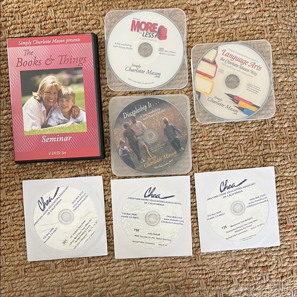 Simply Charlotte Mason DVD and CD Set Homeschool Bundle